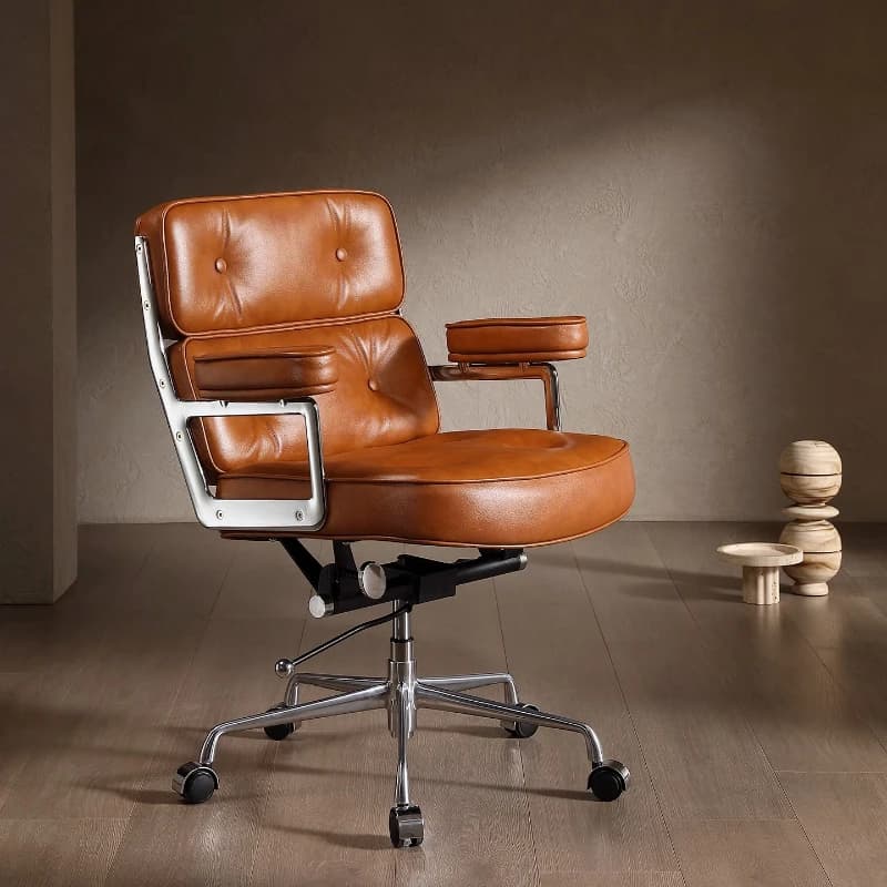 Sedia da ufficio di design morbido Cuscino per schienale economico Sedia da ufficio per casa da gioco Bianco Mobili per ufficio executive Sillas De Oficina
