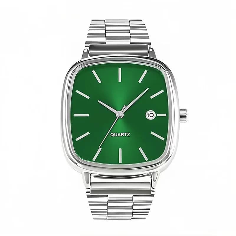 Brand Men's Watch Famous Steel Strap Calendar Business Quartz Watches Luxury Wrist Watch Dropshipping Watch With Big Dial