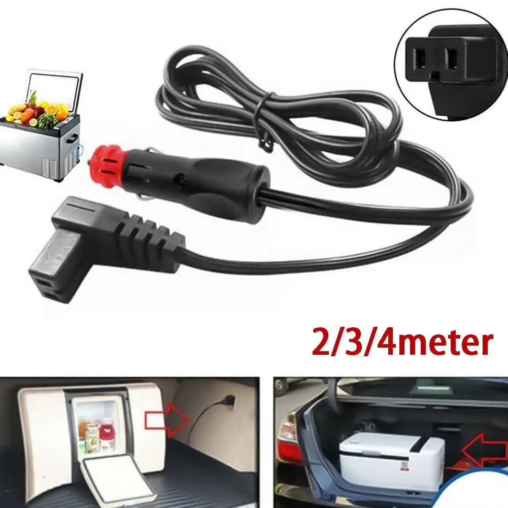 2/3/4M Frigo per auto Accendisigari Spina 12V-24V Aoto Frigorifero per auto Dispositivo di raffreddamento Estensione Cavo di alimentazione Linea di sostituzione di ricarica
