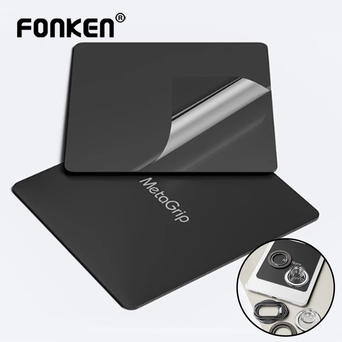 Universal Magnetic Adhesive Stand Plate For IPad/Tablet Hands-Free Holder With Strong Sticky For Reading Watching Drawing