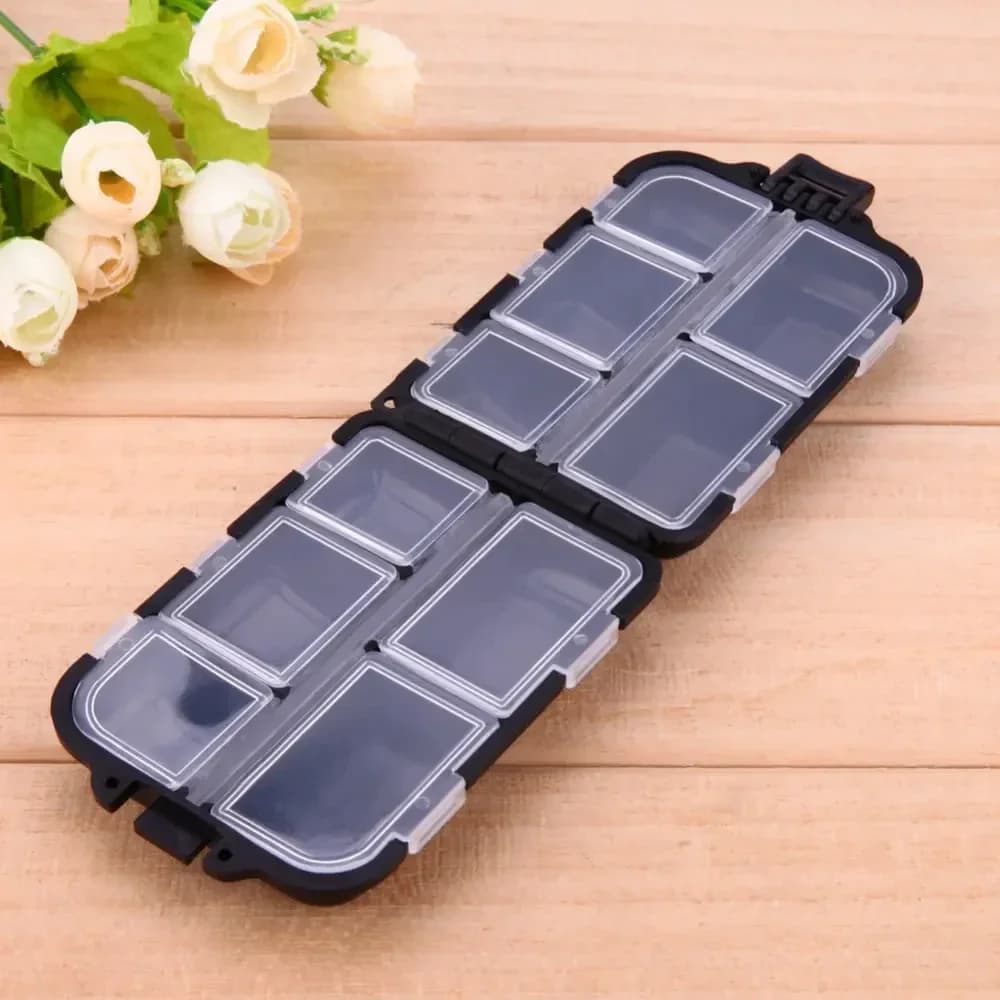 ABS 38.5g Material Fishing Accessories Box OEM and Stock 4 Colors High Quality