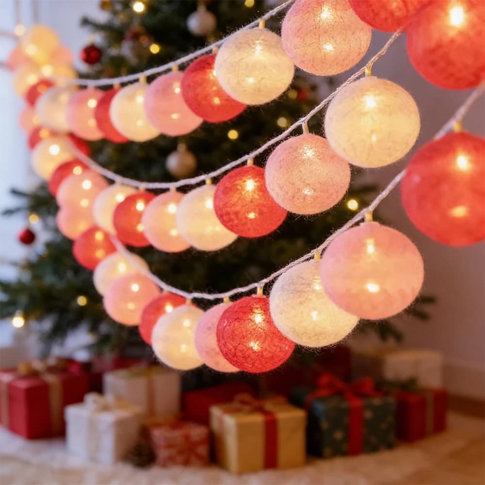 Catena di Luci LED a Batteria con 10/20 LED, Ghirlanda Luminosa per Decorazioni Festive, Matrimoni, Compleanni, Casa e Camera da Letto