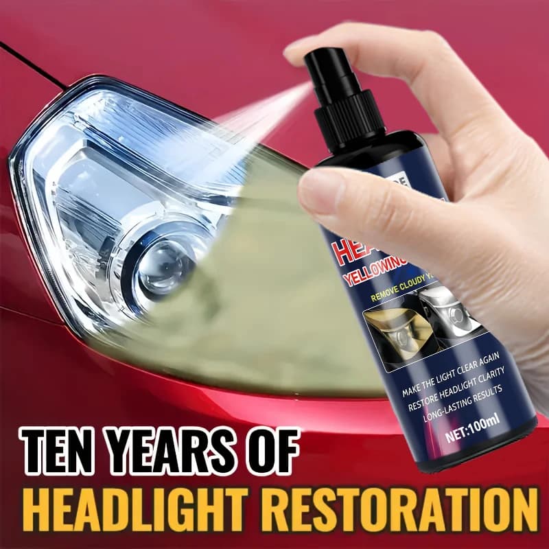 Polishing kit for car headlights Repair kit headlights Car lights Cleaning paste Car paint care Restructuring agent