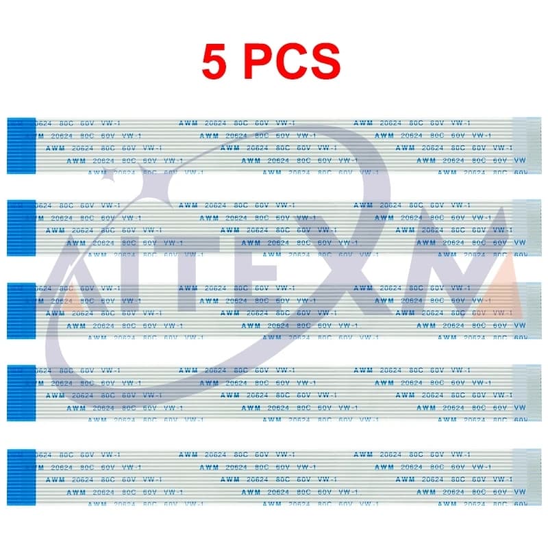 Flexible cable for Raspberry Pi model B + 2M 1M 50CM 30CM 20CM 15CM 15 pin Flexible cable belt 15CM-200CM 1.0mm AWM 20624 80C 60V VW-1