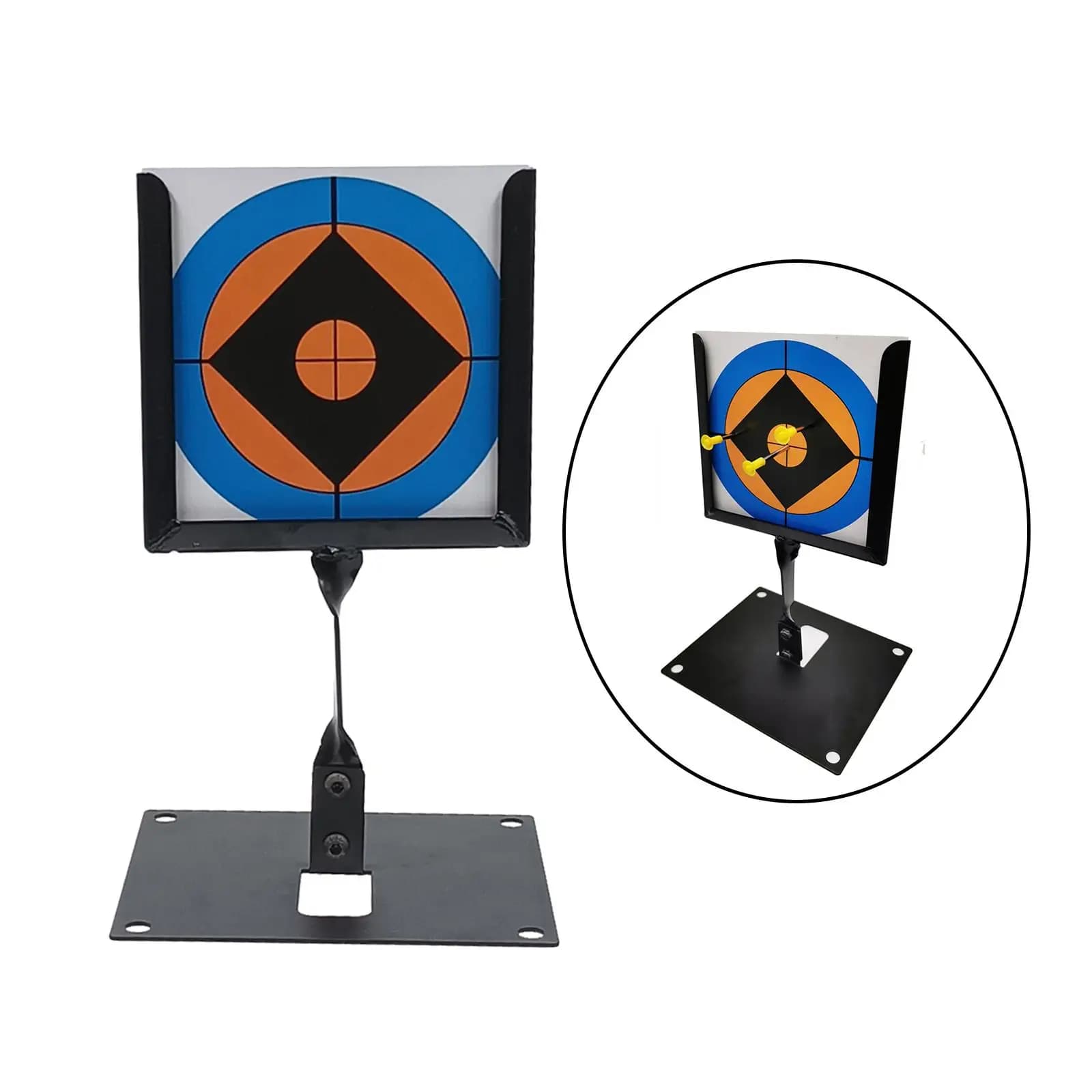 Adjustable Archery Target Stand Lightweight Shooting Trainer Hunting Implements for Lawn Porch Yard Practice
