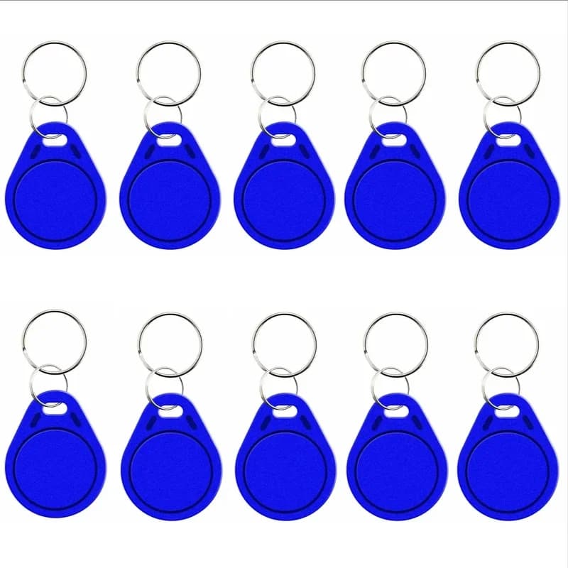 50/100 pezzi CUID NFC Keyfob, tag RFID 13,56 MHz 1k S50, blocco 0 scrivibile modificabile, scheda di prossimità ISO14443A per app Android MCT