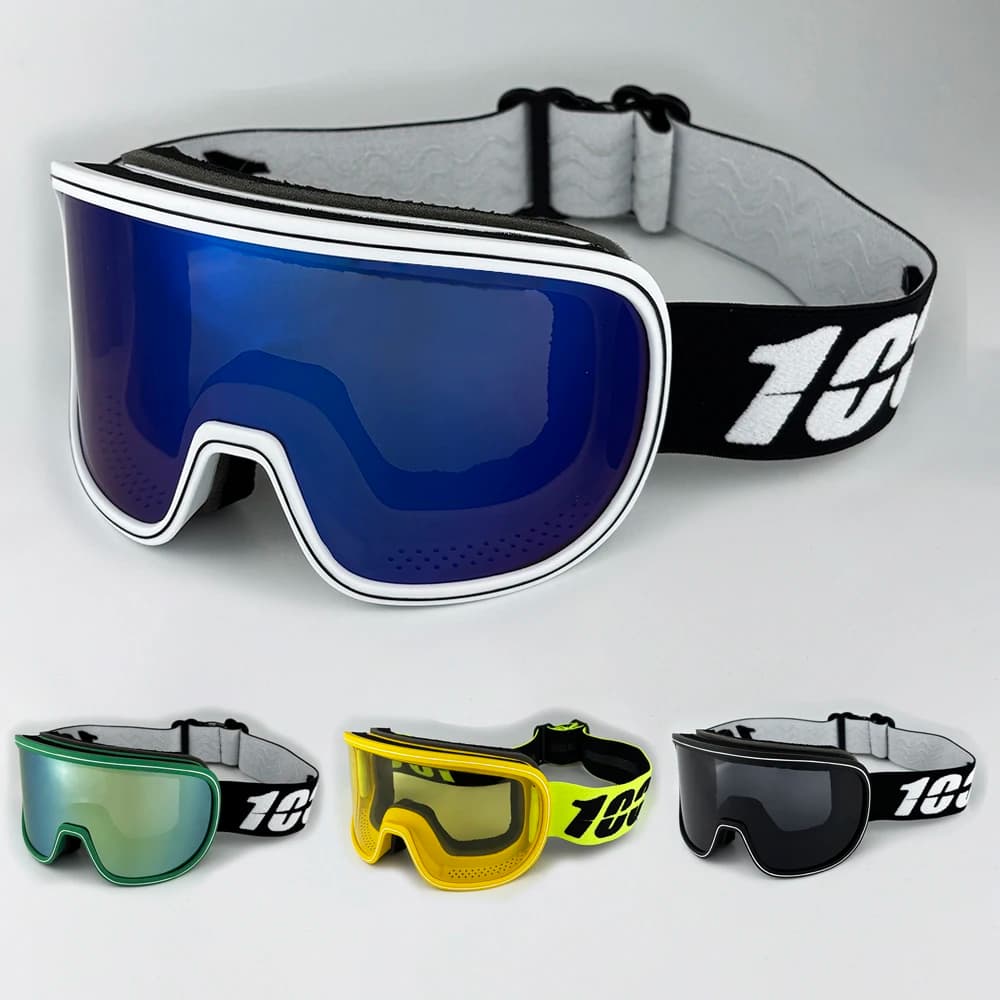 Occhiali da sci classici Doppi strati Antiappannamento UV400 Occhiali da neve da snowboard Occhiali da motoslitta Occhiali Sport all'aria aperta Occhiali da sci