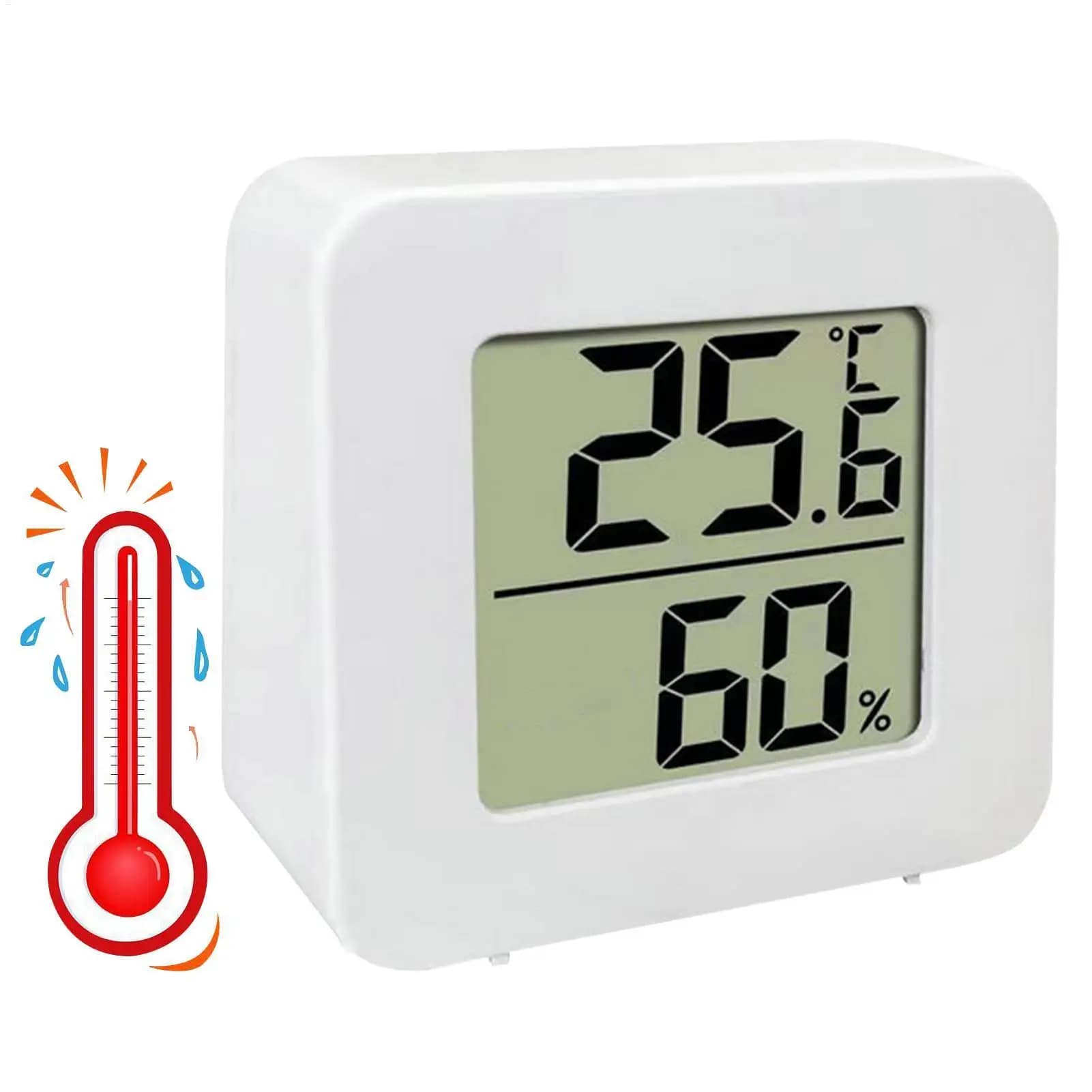 Termometro igrometro con monitor digitale di umidità e temperatura ad alta precisione per cantina, cameretta, serra, camper