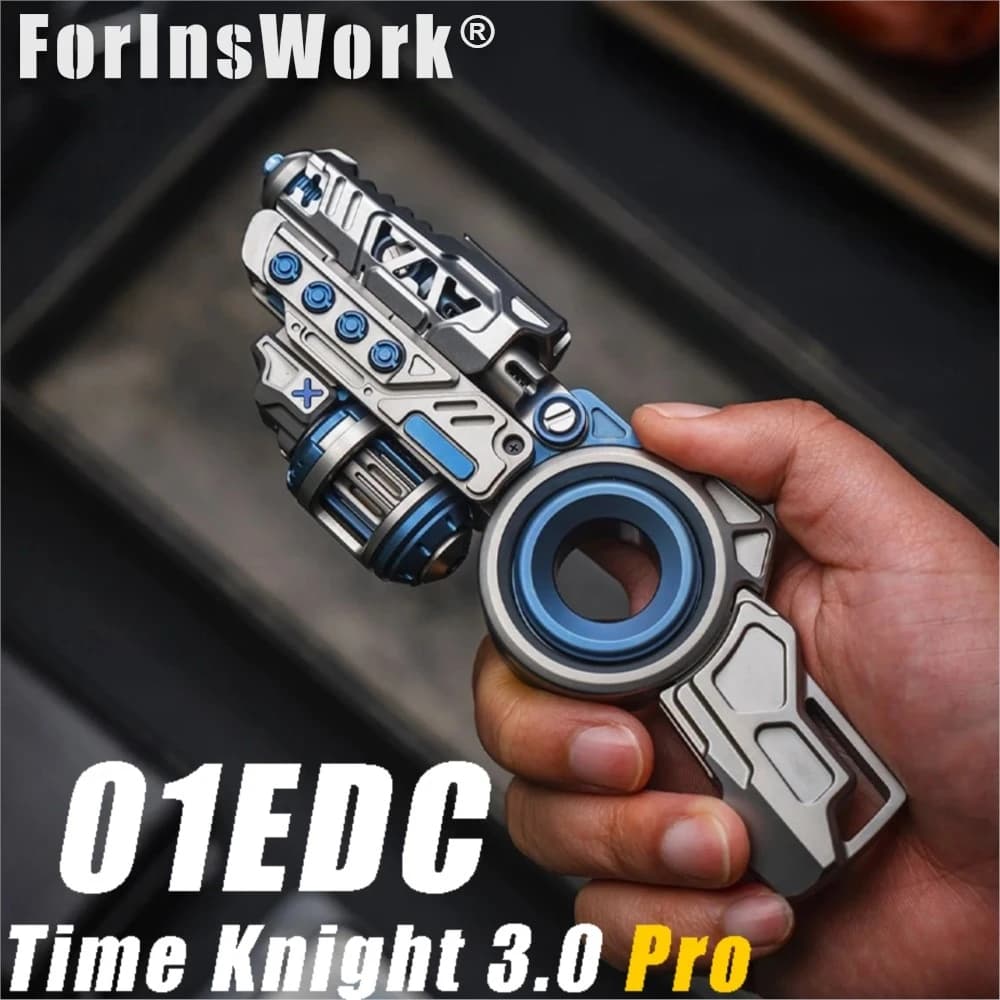 01EDC Time Knight 3.0 Pro Giocattolo Multifunzione, Gadget Divertenti, Fidget Slider, Giocattoli Antistress
