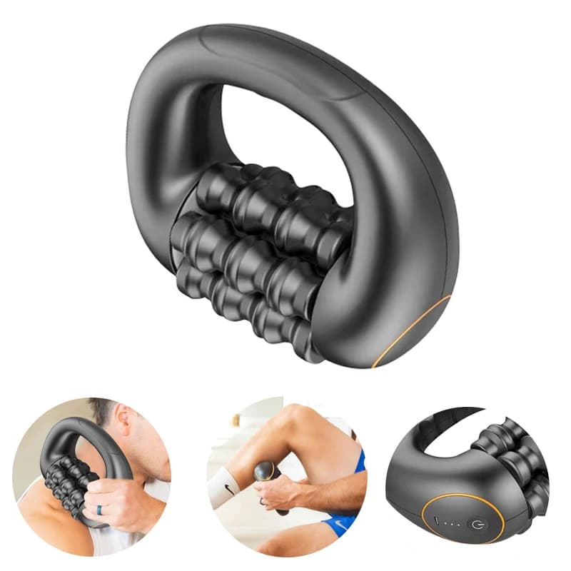 Massage Roller Gun Muscle Massage Percussion Massage of Deep Fabrics Electric Rechargeable Muscle Repair Rechargeable Lift from Pain to Neck, Shoulder, Life