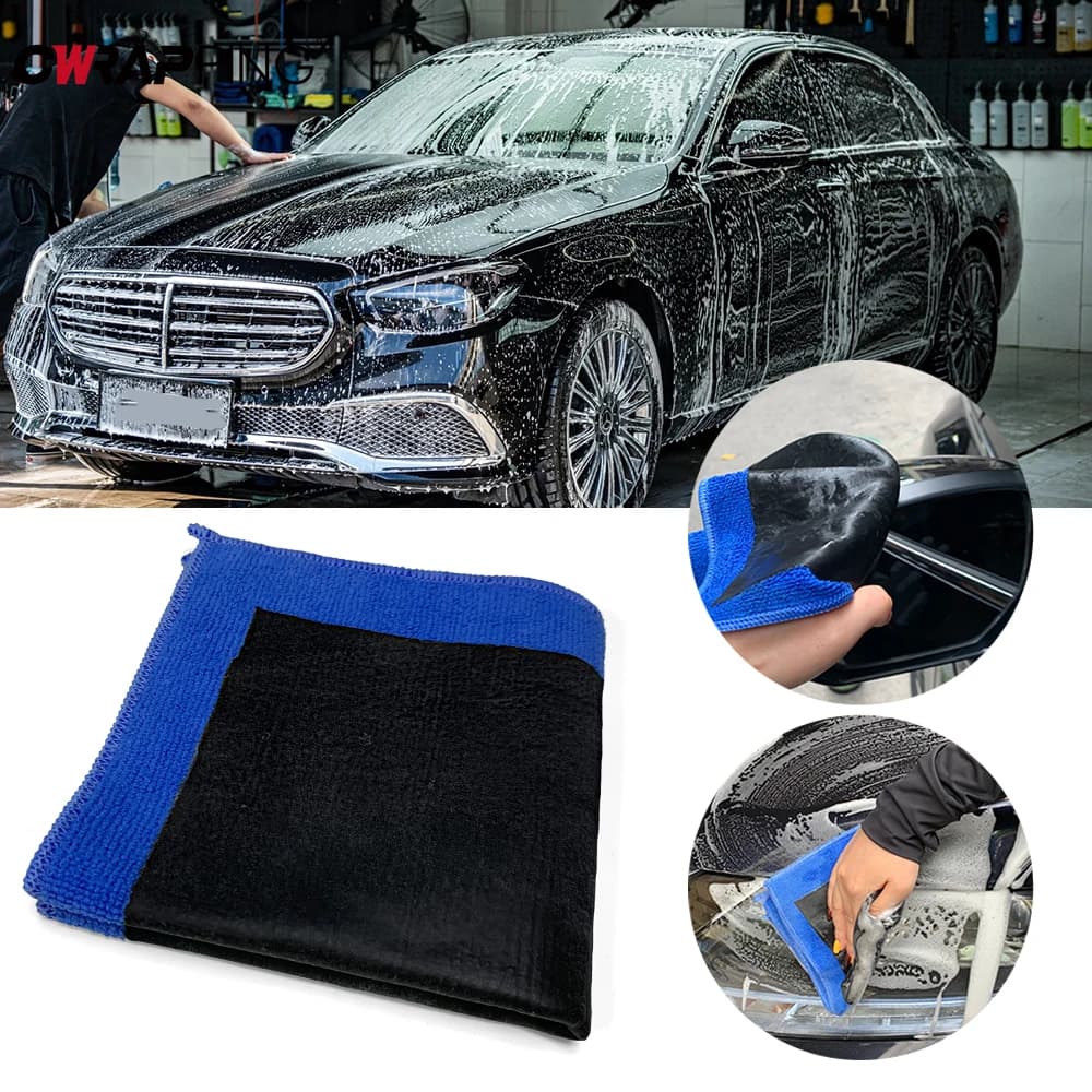 Strumento per la pulizia dell'auto Straccio assorbente in argilla magica blu per rimuovere profondamente le macchie Accessori per la pulizia dell'asciugamano leggero portatile di bellezza