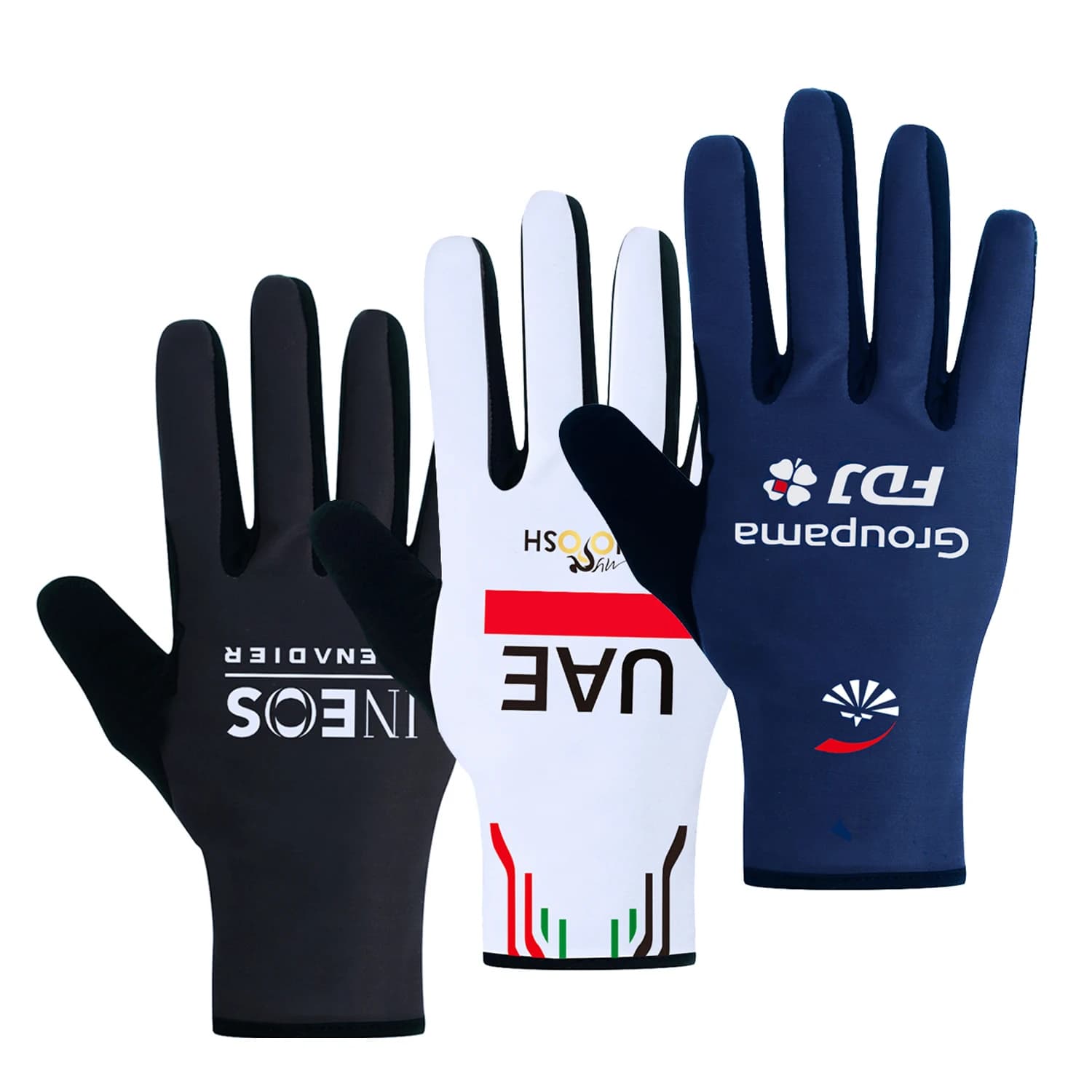 Autumn Winter 2025 Cycling Gloves FDJ Team Full finger Man Woman Ropa INEOS Bike Gloves Sports Fitness Gym Riding Bicycle Gloves