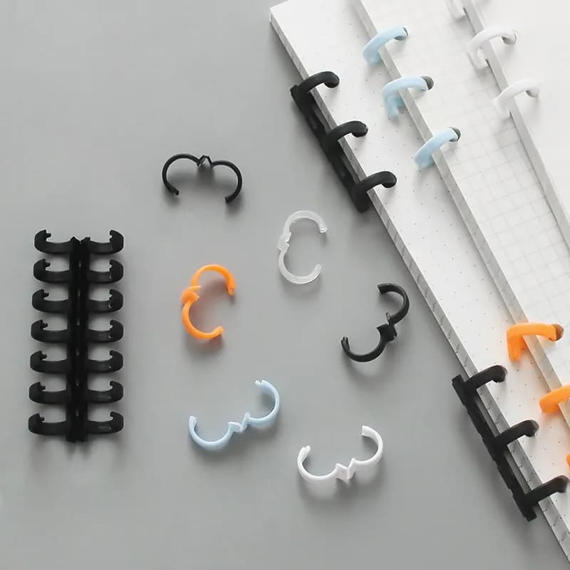 30 fori anello tondo raccoglitore a fogli mobili A4 libro di carta Scrapbook Album anelli raccoglitore spirale A4 Notebook rilegatura clip fissaggio di archiviazione