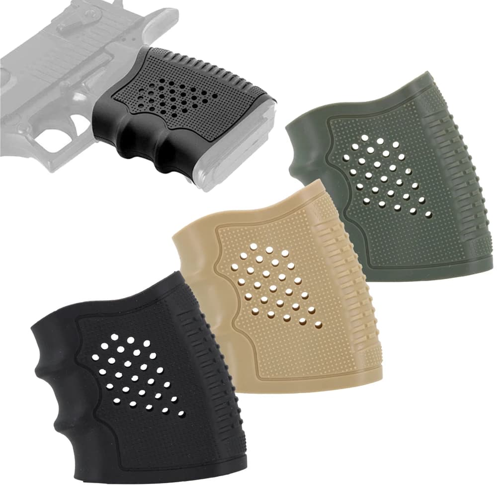 Tactical gun case with rubber grip, gloves sleeve, anti-slip protective cover, suitable for softair hunting accessories