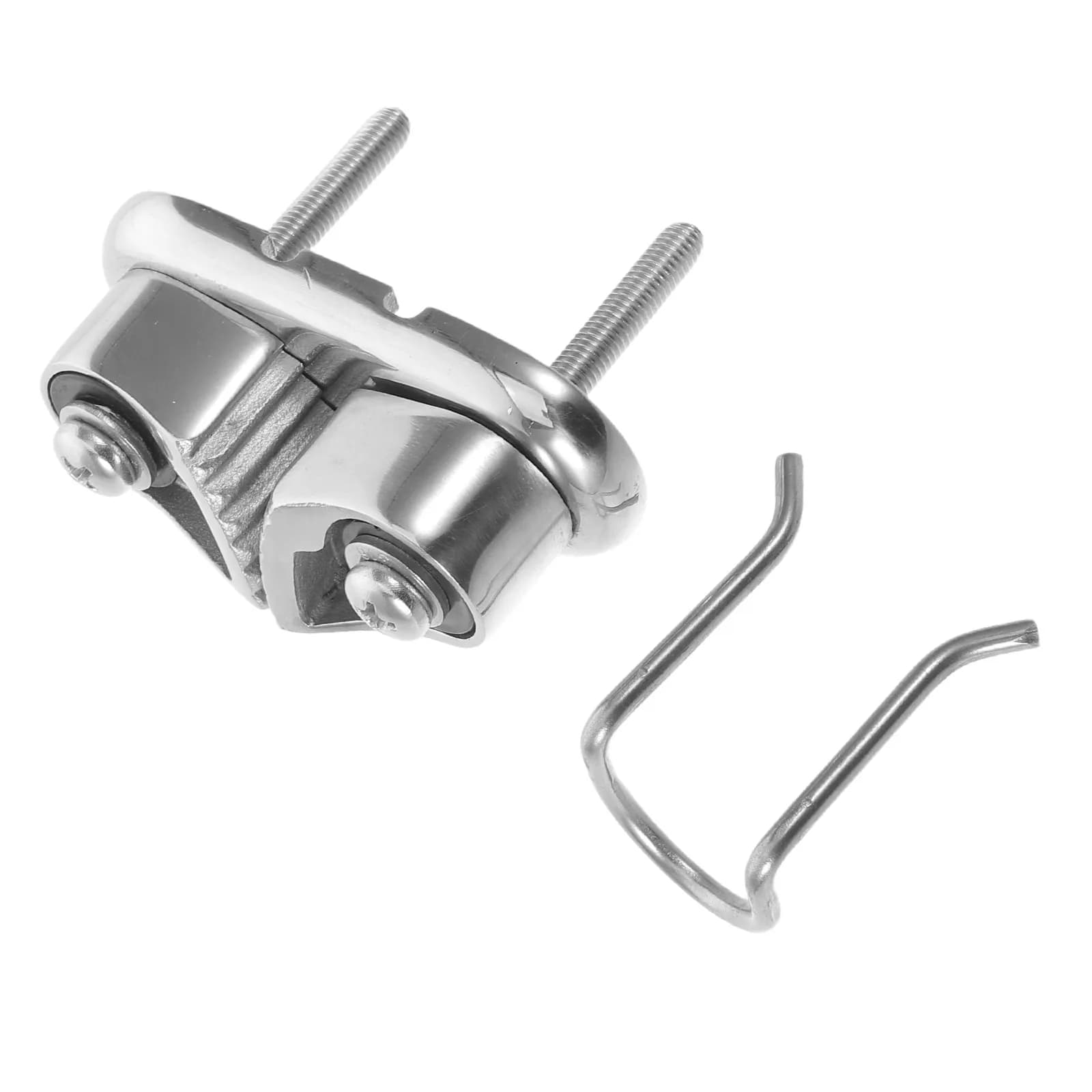 Morsetto a camma in acciaio inossidabile per uso marino, morsetto per fune per hardware da ponte barca, attrezzatura per barche a vela, linee di ancoraggio per kayak, fune da vela