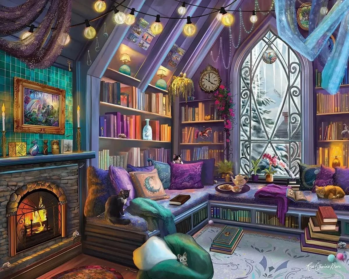Puzzle per adulti 1000/500/300 pezzi Biblioteca calda Puzzle in legno per sala giochi Camera da letto Decorazioni per la casa Regalo per feste di compleanno