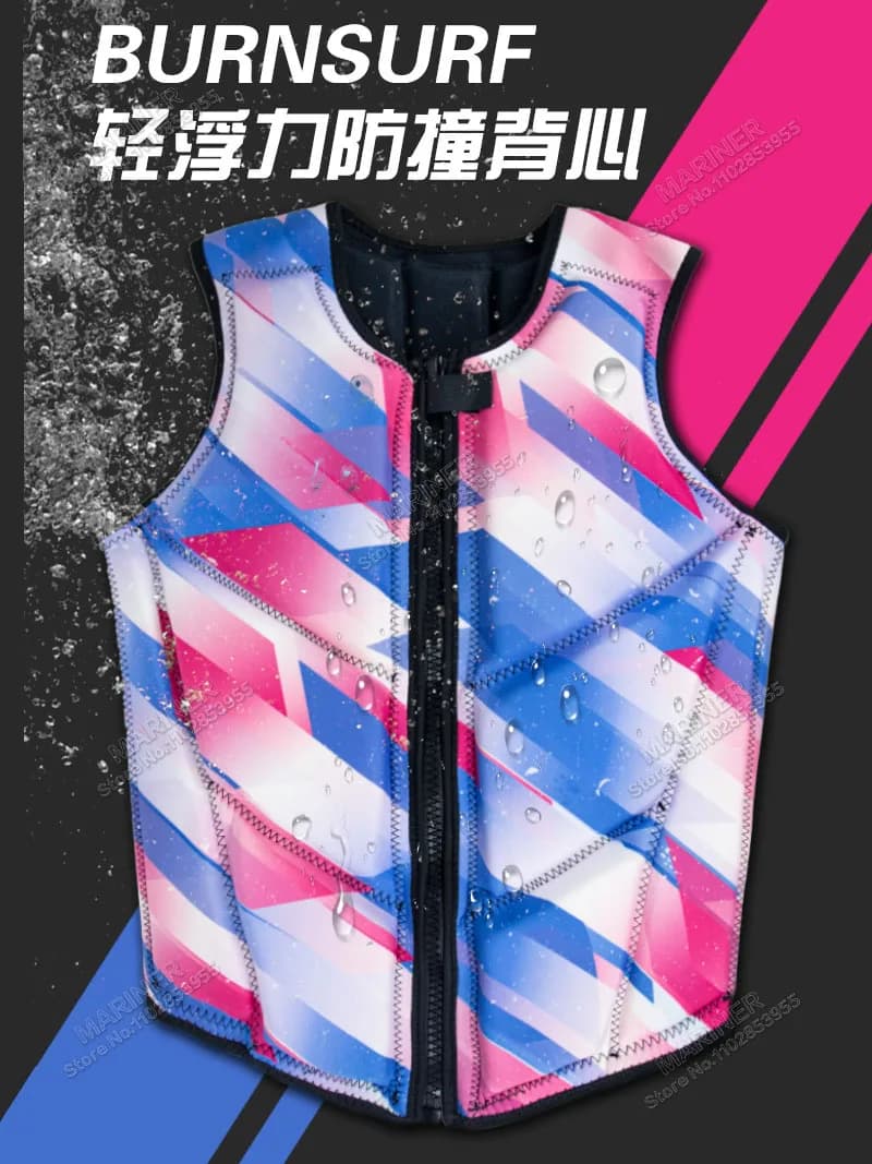 Wakesurf Comp Vest giubbotto di salvataggio in Neoprene approvato CE Wake surf Impact Vest surf ma ottimo per tutte le altre attività di sport acquatici