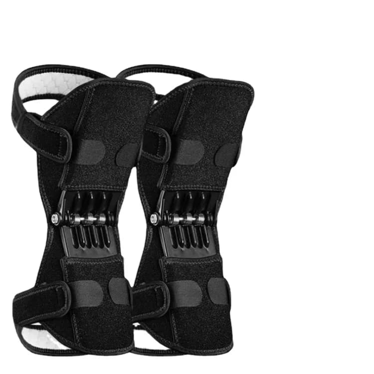 Ginocchiere per sollevare la rotula dell'articolazione sportiva Supporto per passeggiate per anziani Proteggi il booster fisso Ginocchio a molla di rimbalzo traspirante nuovo