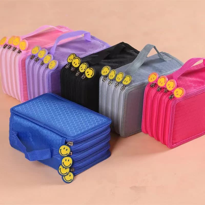 Pennello per uomini e donne da colorare astuccio per matite coreano scatola per cancelleria astuccio per Nail Art Anti-caduta a quattro strati a 72 fori