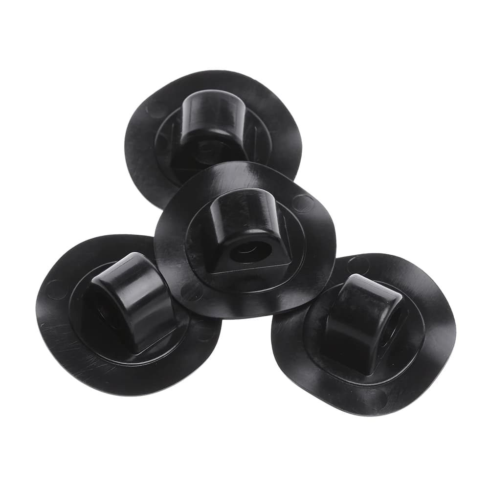1/4Pcs canottaggio Drag ganci sicuri gommone Kayak supporto motore supporto motore supporto sicuro corda gancio d-ring Pad Patch Marine