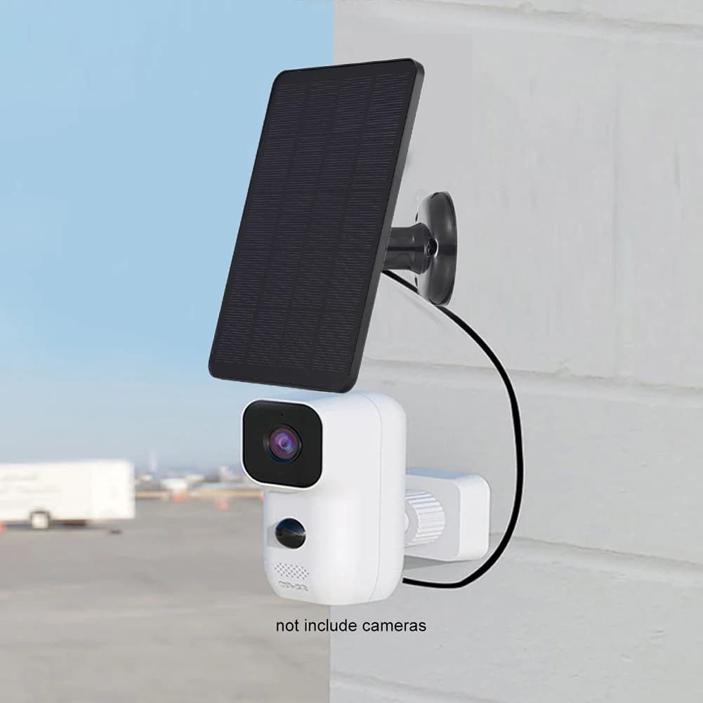 Pannello solare 10W 5V ricarica pannello solare portatile impermeabile per telecamera Arlo/campanello senza fili di sicurezza Eufy/campanello Video lampeggiante