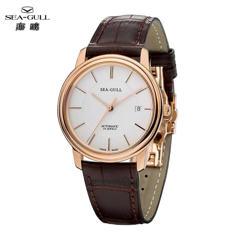 Men's Watch Series Ultra Sottile Seagull 38mm, Automatic Retro Mechanical Clock, Business and Leisure wrist watch, Punta M201SG Brand