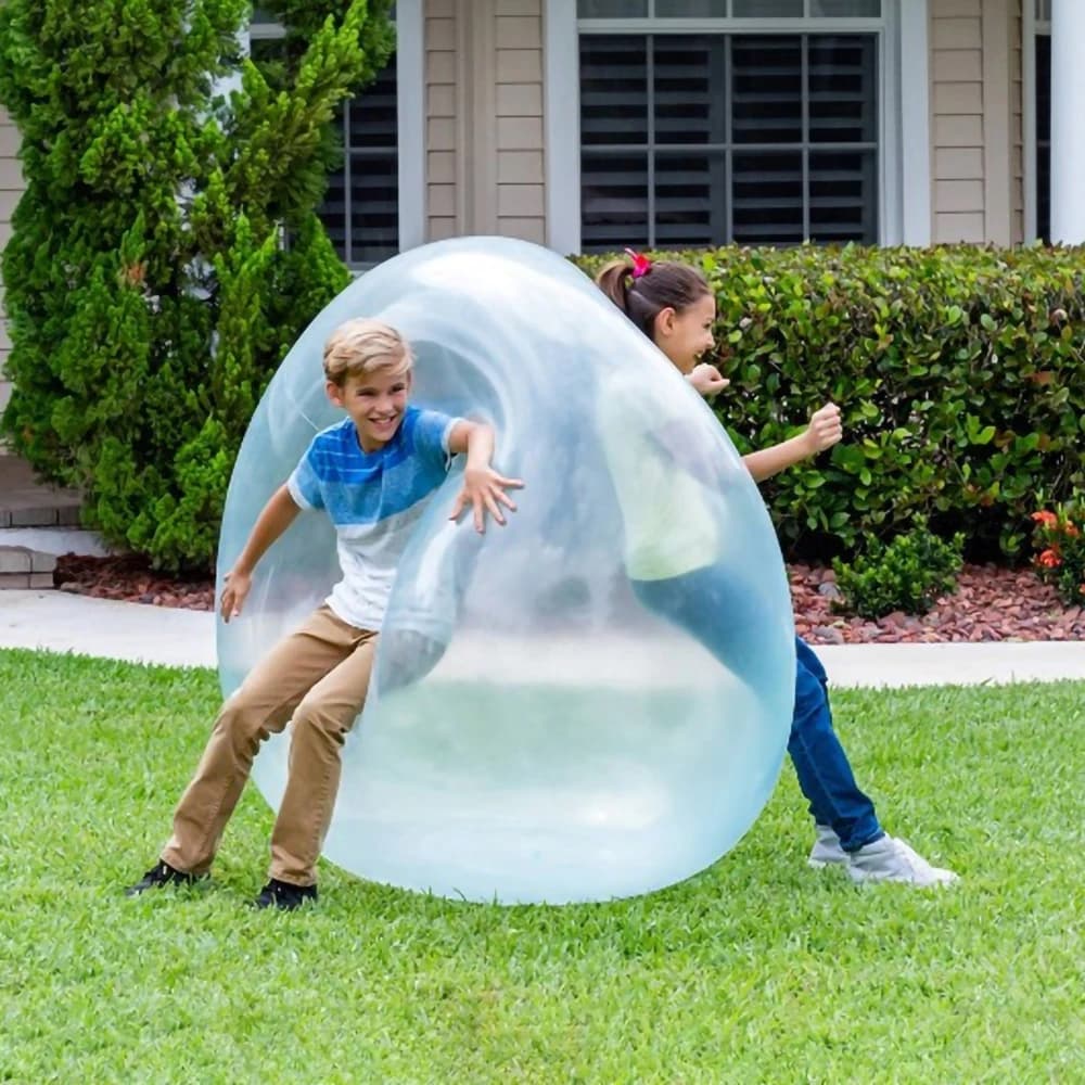 Palla elastica gonfiabile per bambini, palloncino gonfiabile, giocattolo per bambini, all'aperto, con aria morbida, riempita d'acqua, palla a bolle, divertente gioco per feste, regalo estivo