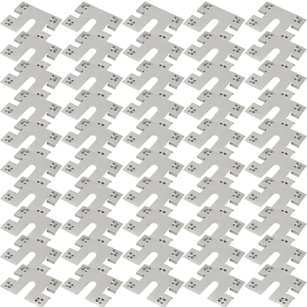50/100pcs Pannello Solare Clip di messa a terra Rondella Spacer Pannello Solare Fotovoltaico Rondella di messa a terra Pannello Solare Staffa di Montaggio Accessori