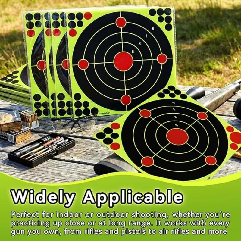 10/30pcs Self-Adhesive Target Sticker Target Paper Sports and Entertainment Bow and Arrow Darts Shooting Practice Supplies
