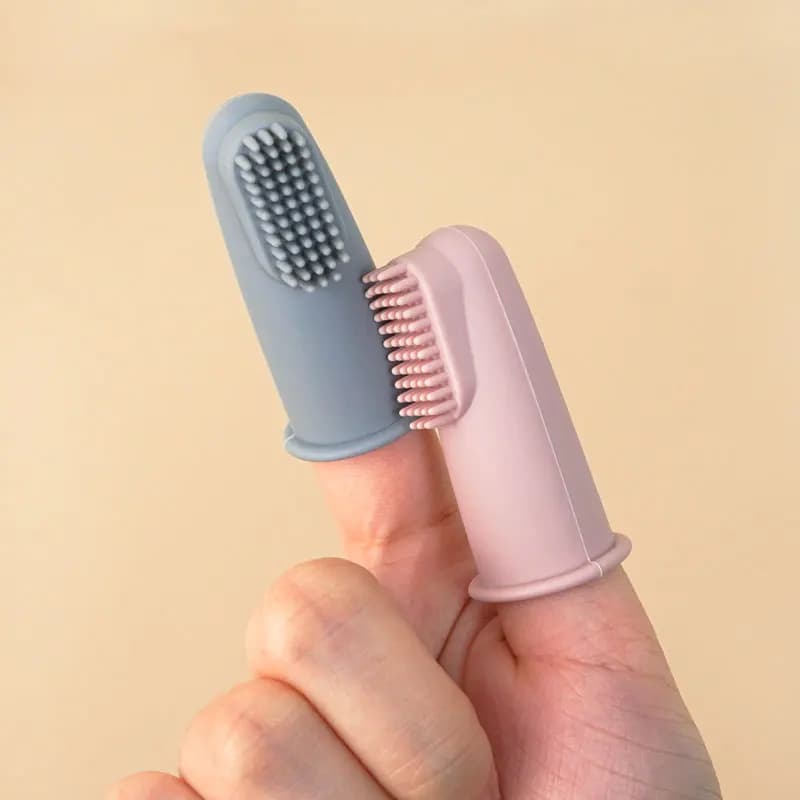 Spazzolino da Denti per Bambini, Cura Orale, Spazzolino da Dito per Neonati, Accessori da Viaggio Portatili