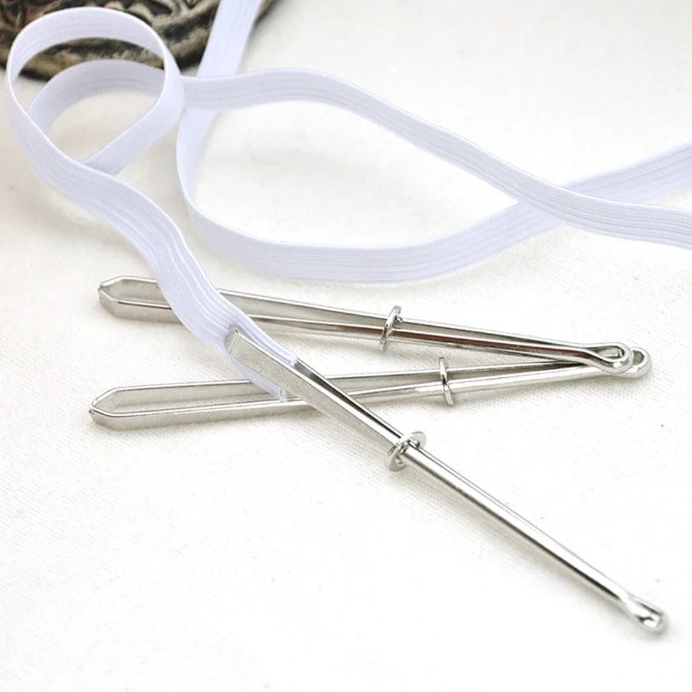 Stainless Steel Clothing Clips, Fai-da-Te Sewing Tool, Elastic Tape Punching Machine, Cross Point Thread, Wearable Clamp for Crafts