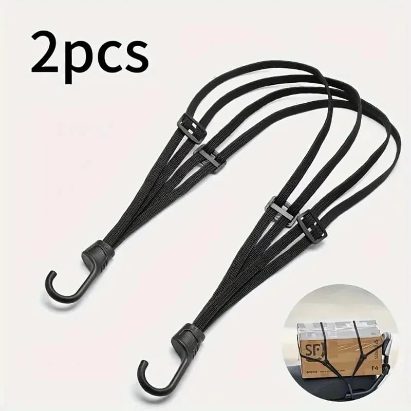 Back seat belt for electric bike helmet for adjustable bike with high multifunctional elastic hook 4 in 1