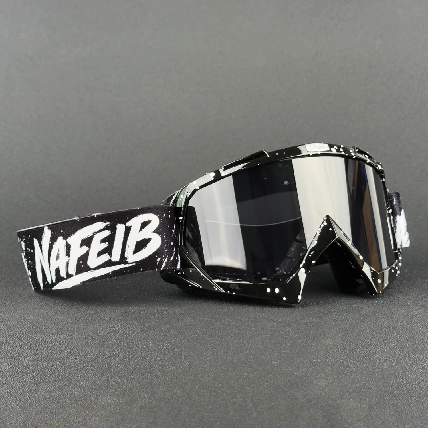 NAFEIB Motorcycle Glasses, ATV MX Off-Road Motocross Glasses, Anti-UV Protection for Helmet, Cross-Motor Mask