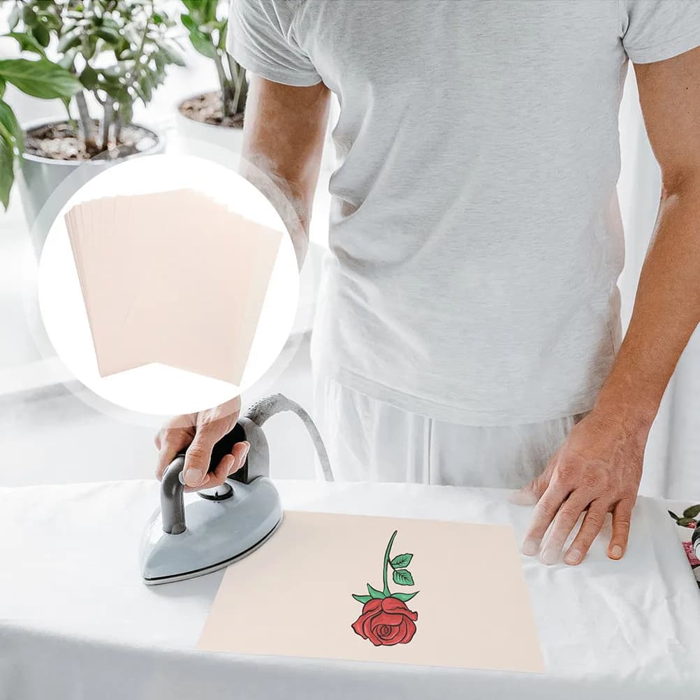 100 Fogli di Carta per Sublimazione a Trasferimento Termico, Carta Stampabile per Sublimazione, Fogli Professionali per Trasferimento su Magliette e Piatti