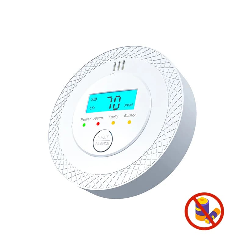 Rilevatore di Monossido di Carbonio con Display LCD Digitale, Allarme in Tempo Reale, Protezione di Sicurezza Indipendente, Rilevatore di Gas per Casa