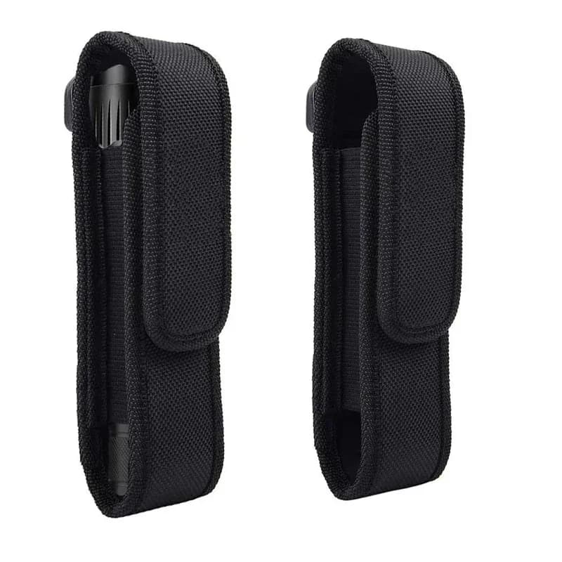 Fondina tattica per torcia Molle Custodia per torcia a LED Duty Cintura per torcia Custodia per trasporto multiutensile per caccia in campeggio