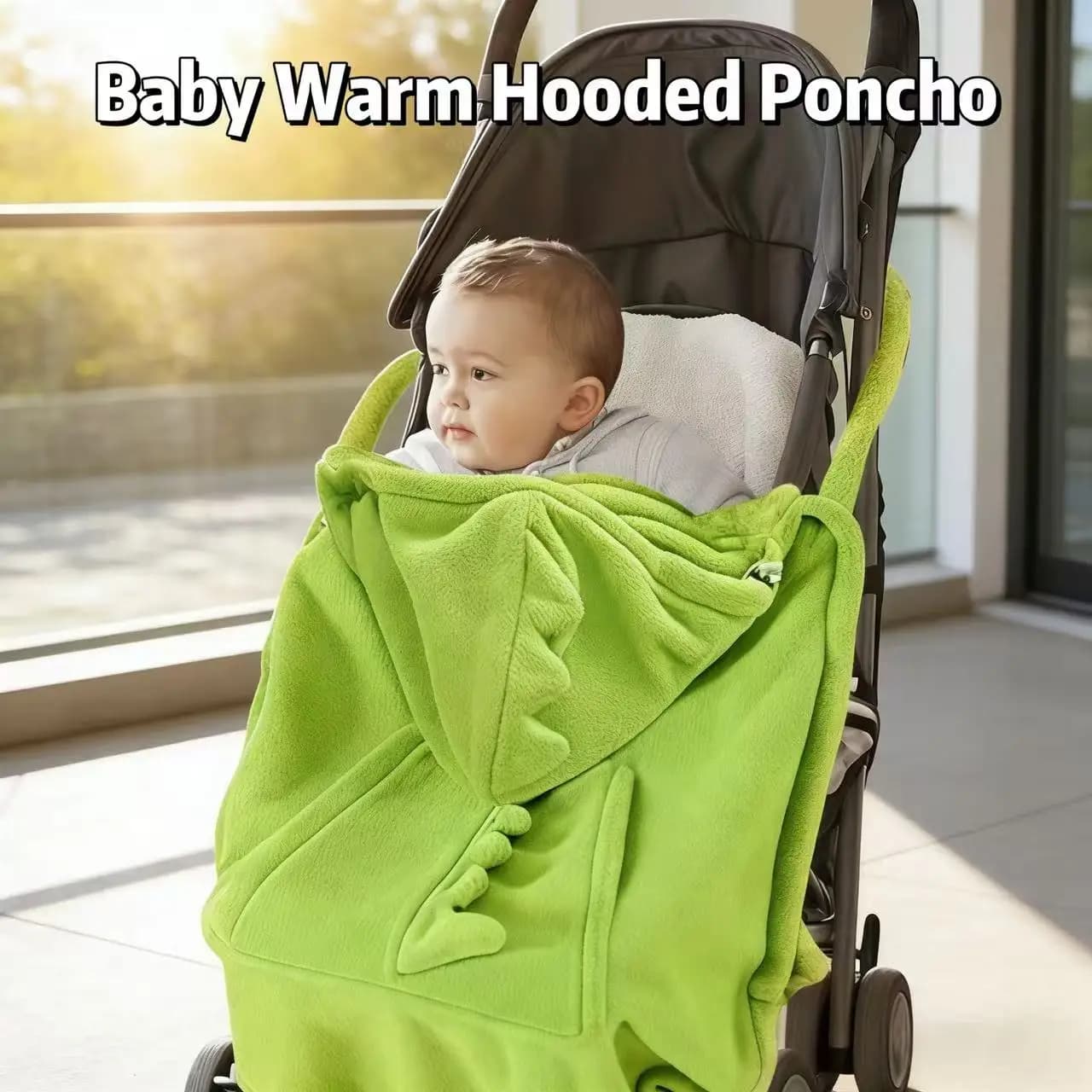 1 Pezzo, Coperta Antivento Multifunzionale per Passeggino, Stile Dinosauro Cartone Animato, Adatta per Uso Domestico e All'aperto per Proteggere dal Freddo