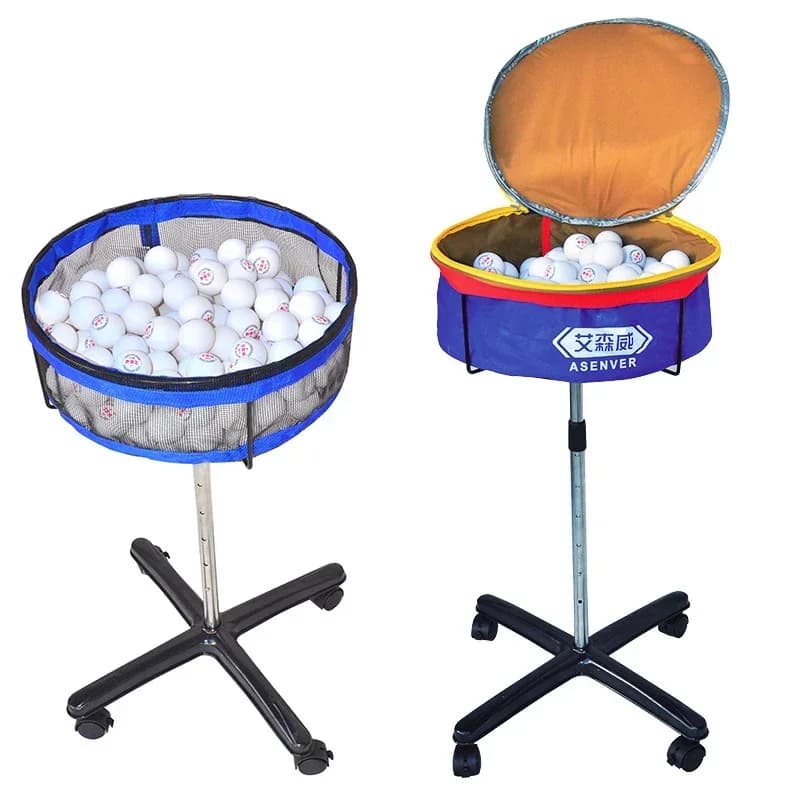 Dispositivo di allenamento per ping pong Set di collettori di cestini multi-palla dedicati Accessori per tennis con bacino di stoccaggio multi-palla in movimento
