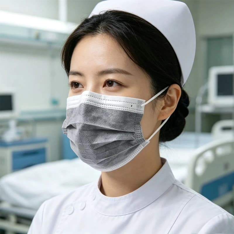 Maschera monouso ispessita con carbone attivo, antipolvere, antiformaldeide, antiodore, traspirante, accessori di protezione di sicurezza