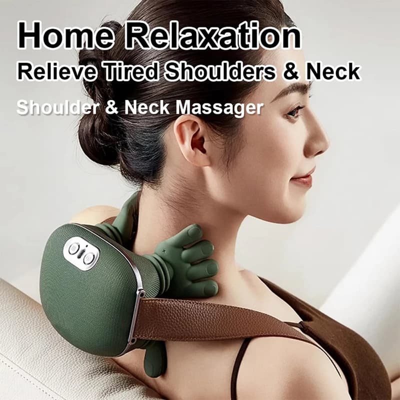 Massage for Collo and Spalle, Impulse Massage with 3 Modes, Massage Bearing for Collo, Cervical, Life, Legs and Muscles, Gift for Wife