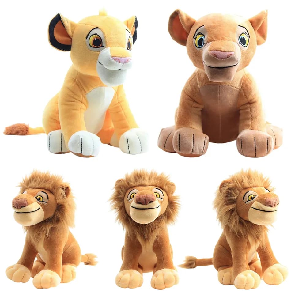 2024 Nuovo Disney Leone 30 centimetri Re Leone E Figlio Simba Morbido Bambini Bambola Giovane Simba Animali di Peluche Peluche Per Bambini Giocattolo Regali Di Natale