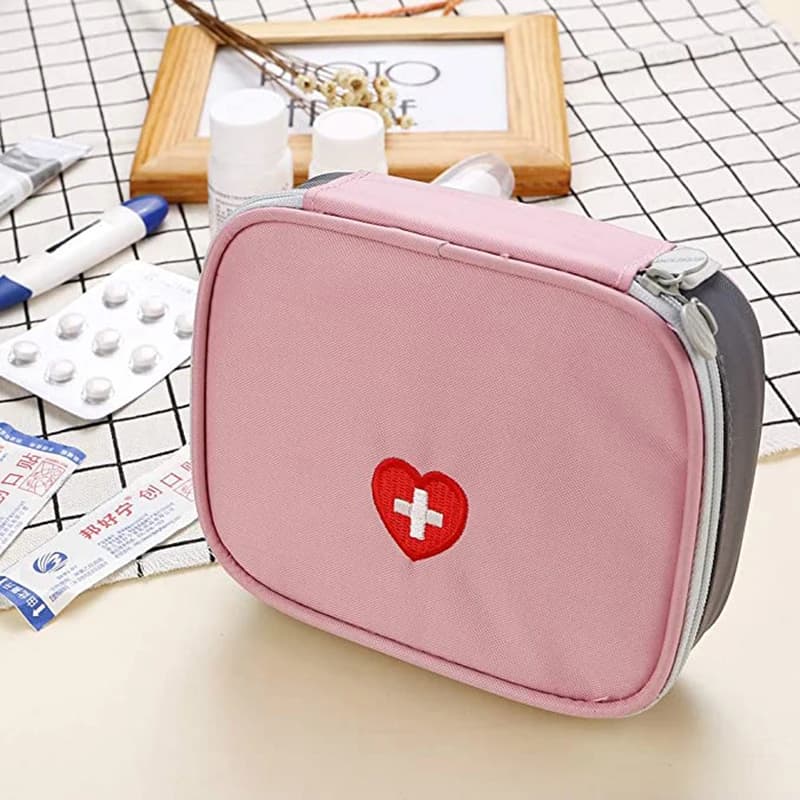 Mini borsa portatile per kit di pronto soccorso per pacchetto di medicinali da viaggio Borse per kit di emergenza Borsa per medicinali Piccolo organizzatore Dropshipping