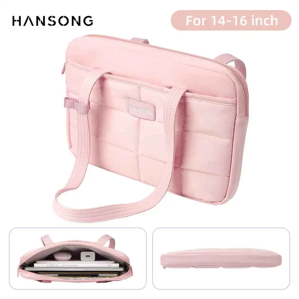 Borsa a tracolla di grande capacità da 14/15,6 pollici Borsa casual per Macbook Air Pro HP Huawei Borsa da viaggio per laptop Borsa per tablet