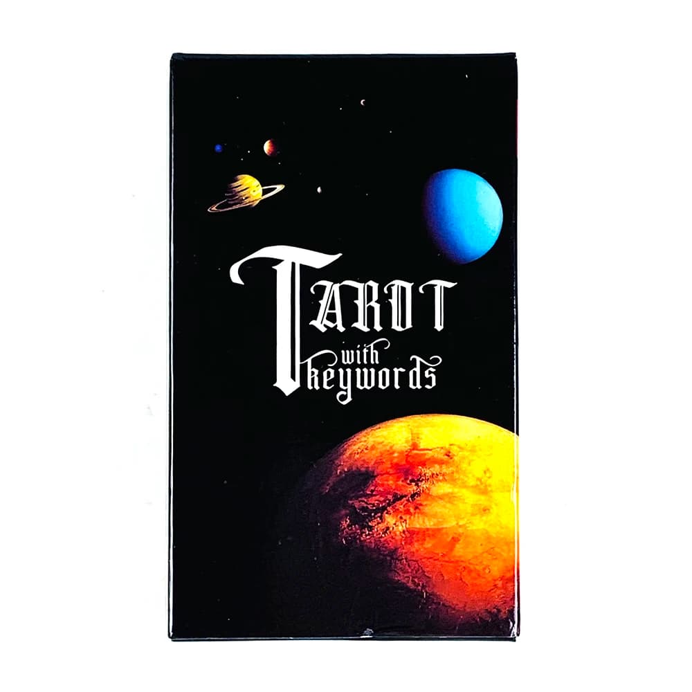 Carte dei tarocchi per principianti con significato, mazzo di apprendimento dei tarocchi tascabile da 78 pezzi, gioco di predizione del futuro