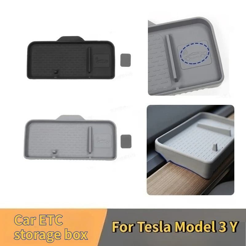 Tesla Model 3 Y silicone dashboard box, screen tray, central control, 2024 car accessories