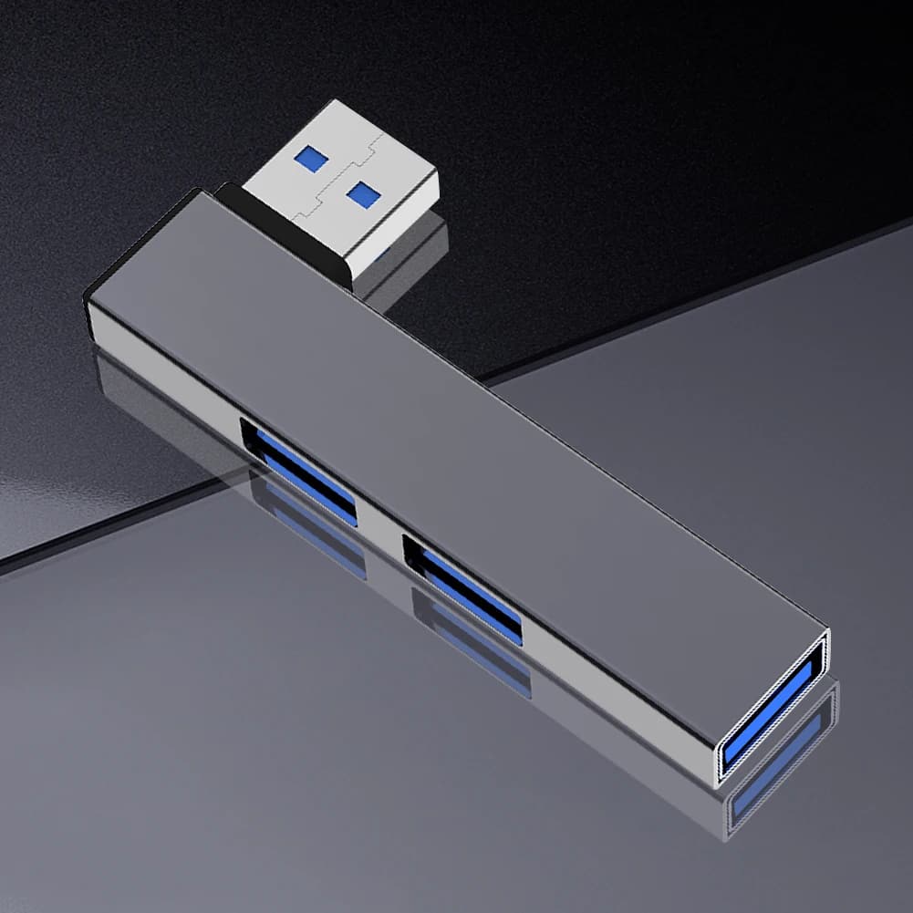 Hub dock di espansione 3 in 1 OTG USB 3.0/Type-C 3.0 a 3 USB Docking station USB Velocità 5.0 Gbps 3 porte per PC portatile Notebook