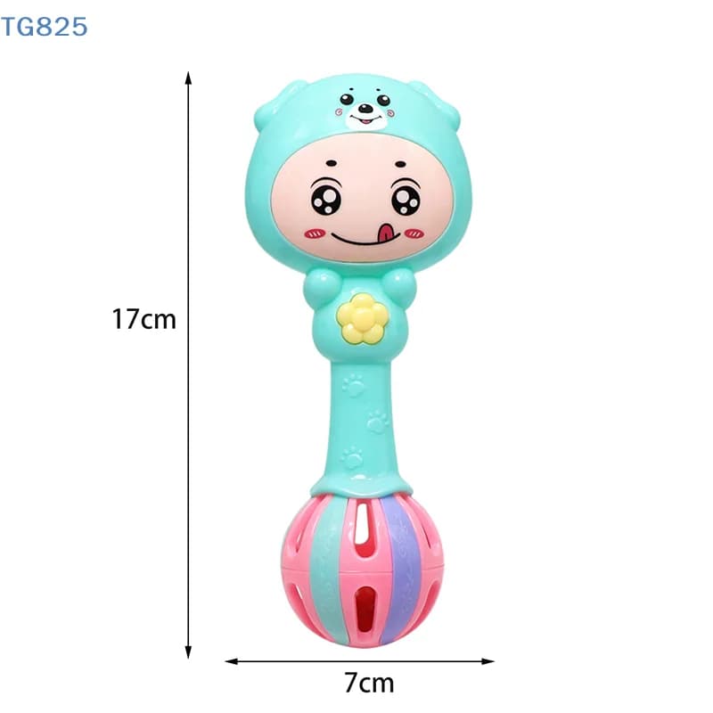 【AN】【NH】1/7PCS Newborn Sensory Teether Baby Development Games Baby Rattles Toys Educational Infant Toy For 0 6 12 Months