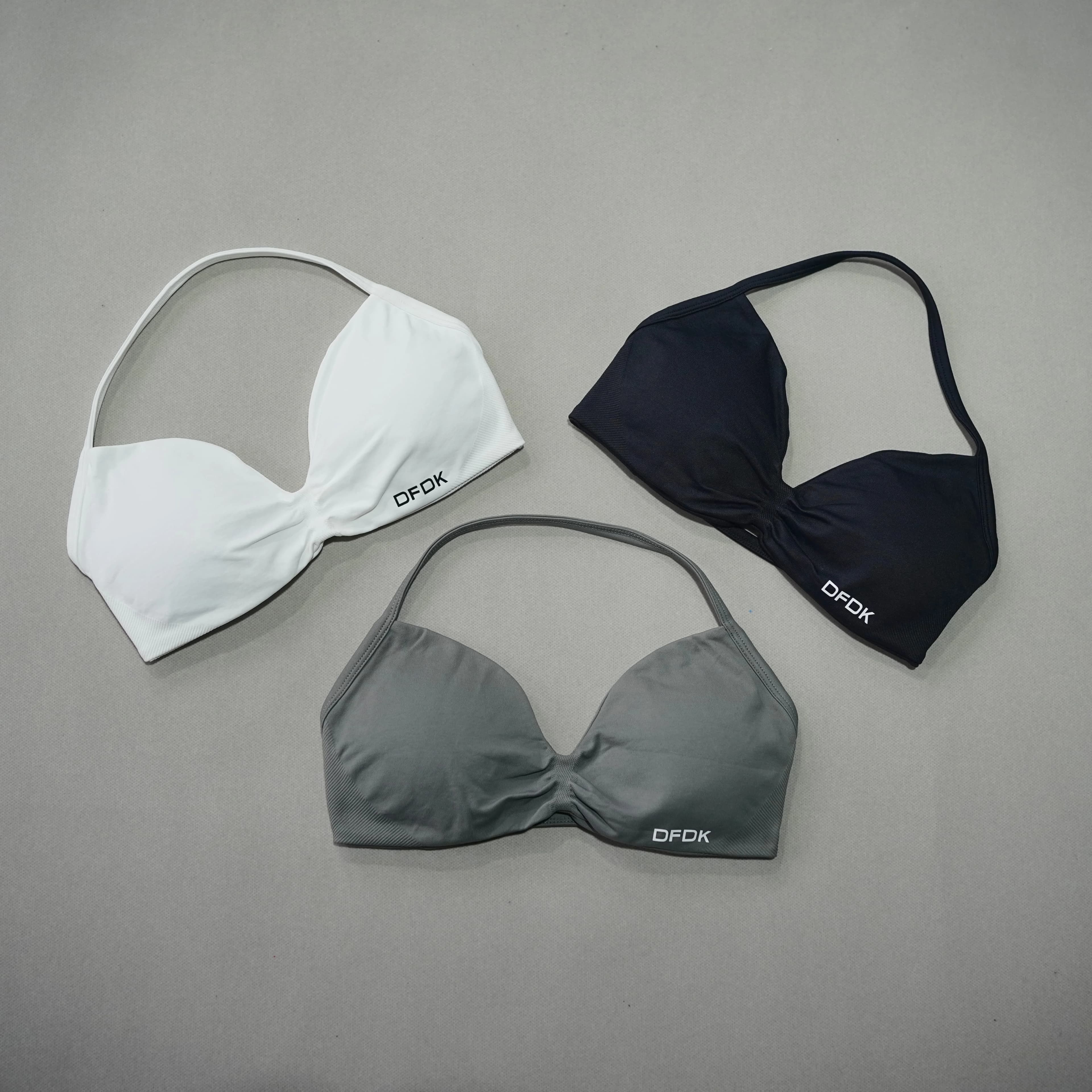 Reggiseno Sportivo DFDK da Donna ad Alto Sostegno, Senza Schienale, Push-Up, Traspirante, Elasticizzato, per Yoga, Fitness, Palestra, Corsa, Allenamento, Intimo Atletico