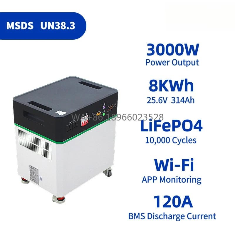 Backup Battery Lifepo4 3.5kwh 4kwh 8kwh, 2400W Portable Power Station, Solar Generator, Power Adapter, Car Charger 2000W 3000W