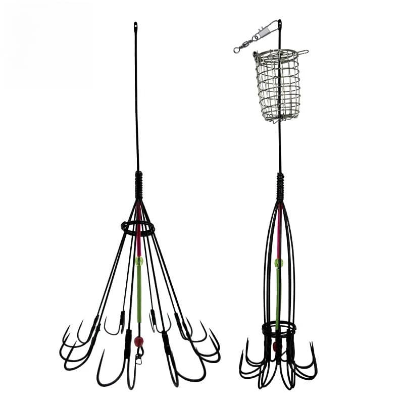 Fish Plowing Bait Cages Octopus Hanging Fish Hooks Anti-hanging Bottom Fishing Sky Anchor Fish Tackle Supplies Wholesale Cage